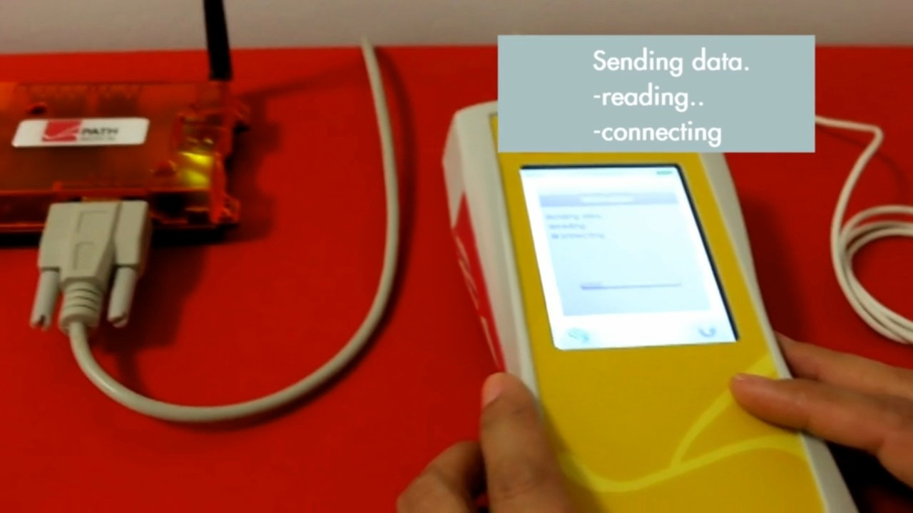Connecting Modem for pathtrack data transfer
