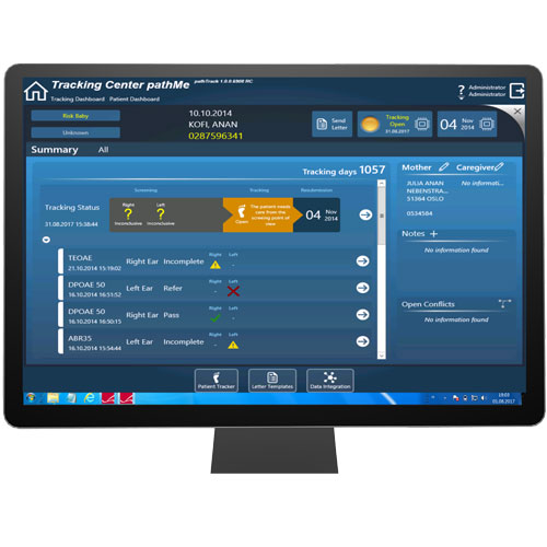 Image présentant les fonctionnalités de pathTrack
